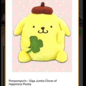 Pompompurin giga clover jumbo plush